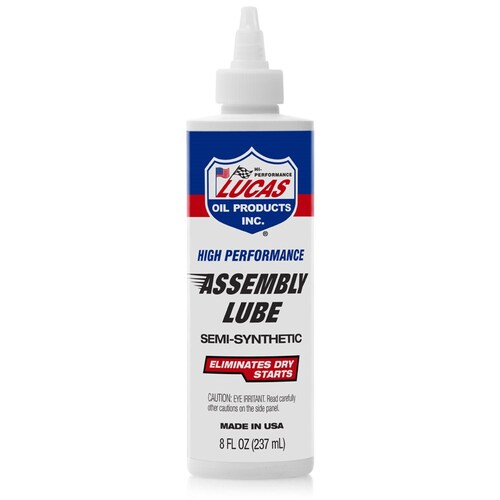 Lucas High Performance Semi-Synthetic Assembly Lube - 8 Fl Oz (236Ml) - 10153