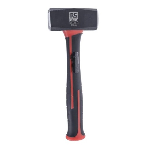RS PRO Carbon Steel Lump Hammer with Fibreglass Handle, 1kg