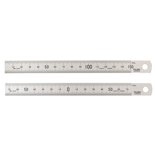 150SP - Stainless Steel Double Sided Rule Metric - 150mm