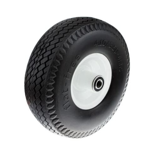 Easyroll 3.5 x 4" Flat Free Puncture Proof Trolley Wheel With 5/8" Axle Diameter
