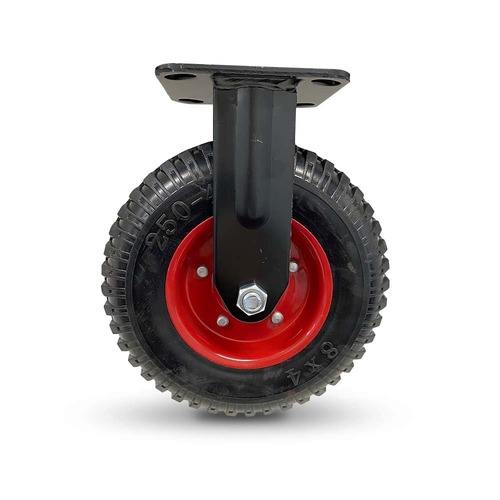 Grip 160Mm 150Kg Puncture Proof Wheel Castor Fixed Plate
