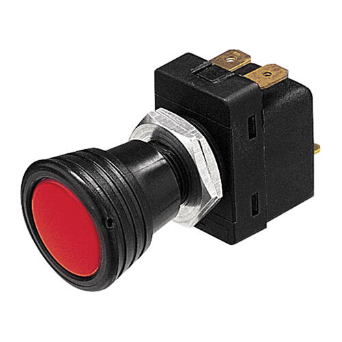 Hella Push/Pull Switch On/Off SPST 12V Red Illuminated (Contacts Rated 10A 12V)