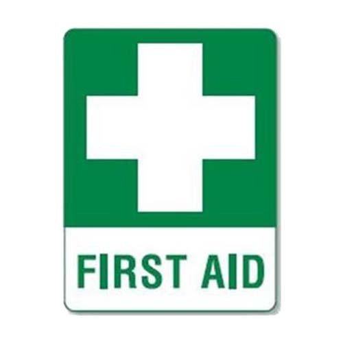 Sign FIRST AID 600x450 poly