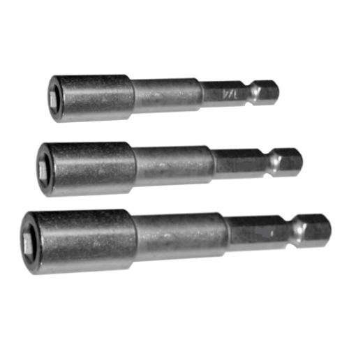 No.5799 - 3 Piece 1/4" Hex Magnetic Nut Setters (Long Series)