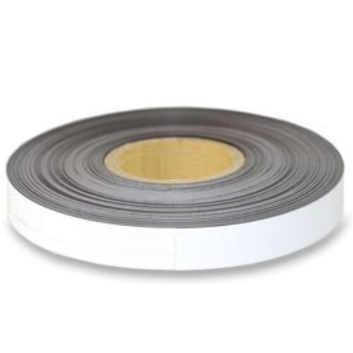 White Magnetic Tape - 25mm x 0.8mm  30m ROLL