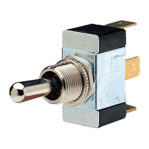 Narva Heavy Duty Toggle Switch Momentary On/Off/Momentary On SPDT (Contacts Rated 20A  12V) BL Pk 1 S/TOG 25A MOM(0N)/OF/MOM(ON)BL Switch
