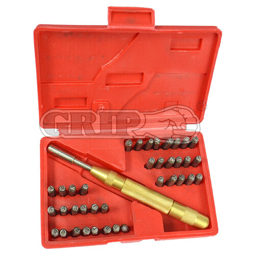 38 Pc Number And Letter Stamping Set