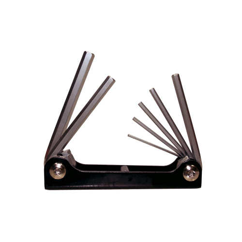 No.6371 - 7 Blade Metric Fold Up Hex-Key Set