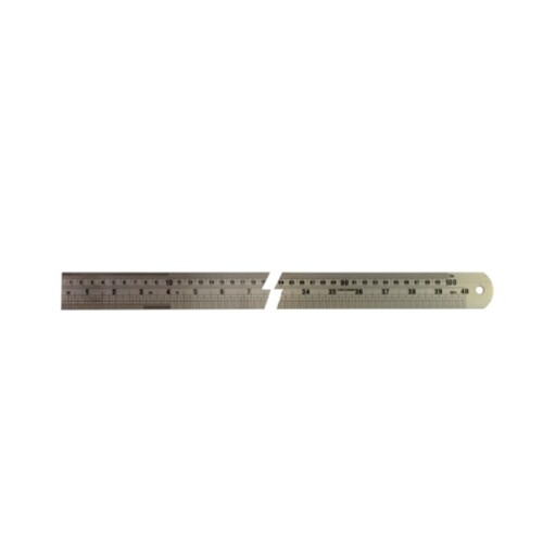 No.6428 - 1000mm (40") Double Sided Stainless Steel Rule