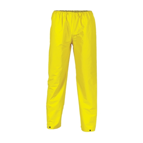 DNC Workwear Rainwear Pants Only - Yellow, Large