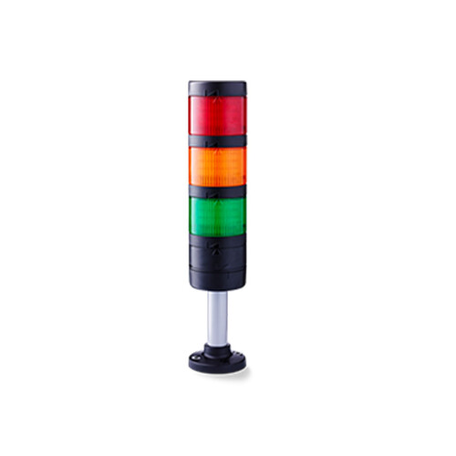 PC7 Series LED Signaltower 24VAC/DC, Steady LED: Red/Amber/Green, 100 mm Aluminium Tube Base