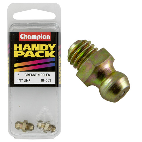 Handy Pack Grease Nipples 1/4"UNF Straight CN