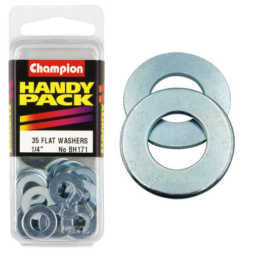 Handy Pack Flat Steel Washer 1/4" CWS