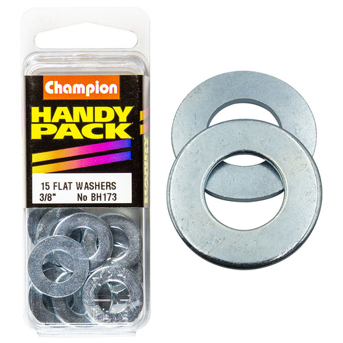 Handy Pack Flat Steel Washer 3/8" CWS