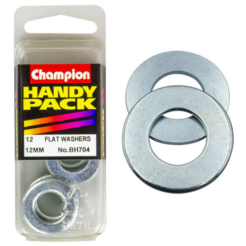 Handy Pack Flat Steel Washer 12mm CWS