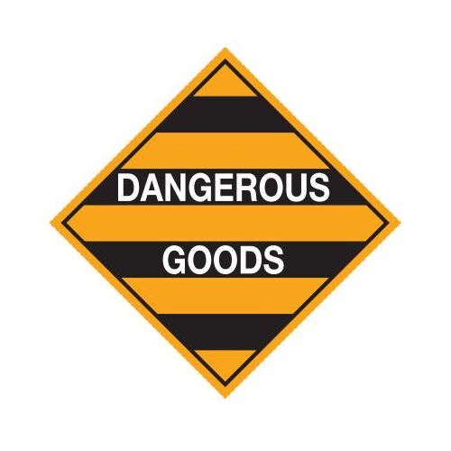 Dangerous Goods Sign Sticker