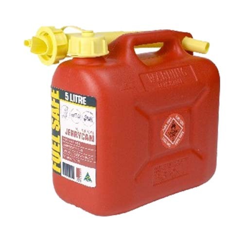 5L Red Plastic Jerry Can