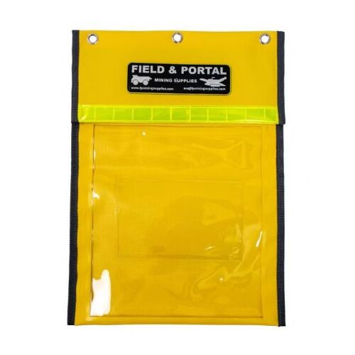 A4 Water Resistant Document Holder - Yellow