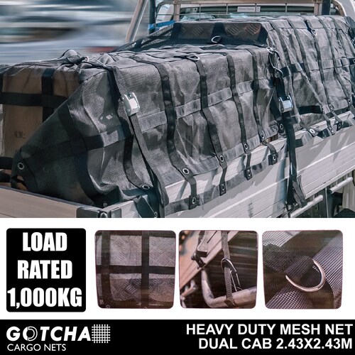 Heavy Duty Mesh Cargo Net Dual Cab (Gotcha)