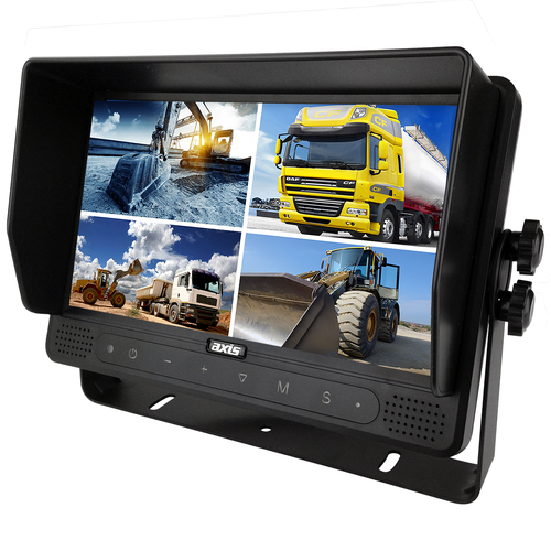 Axis 9 Inch High Resolution Quad View Monitor