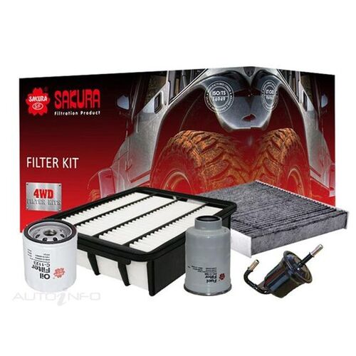 4WD FILTER KIT to suit Toyota HILUX 2.8LTR