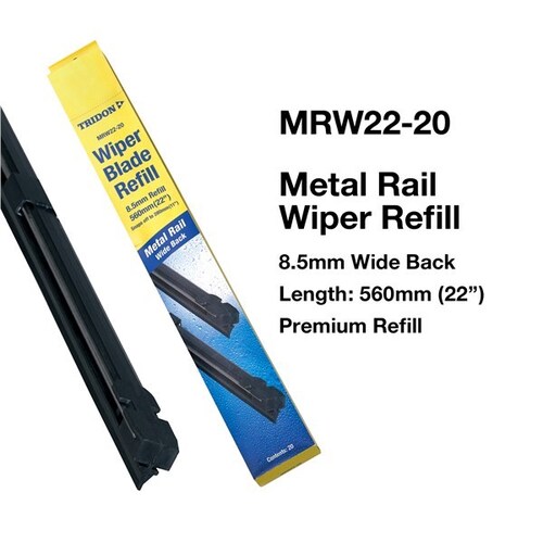 Wiper Refill Metal Rail - Wide Back 20 Pack