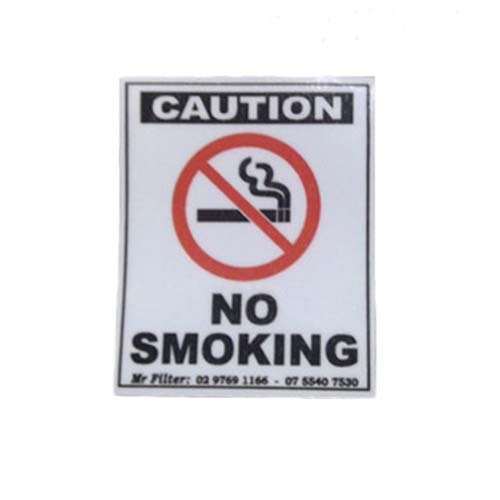 No Smoking Sticker