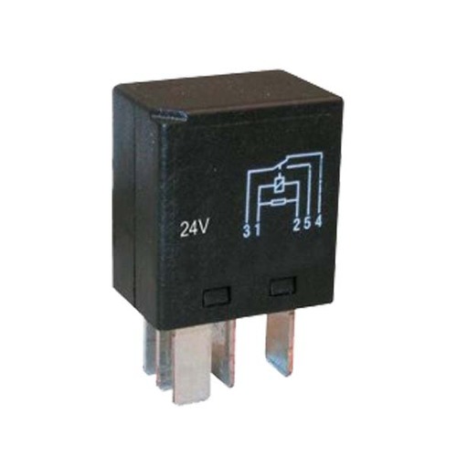 Change Over Micro Relay 24v 25/10 Amp 5-Pin Normally Open Resistor Type