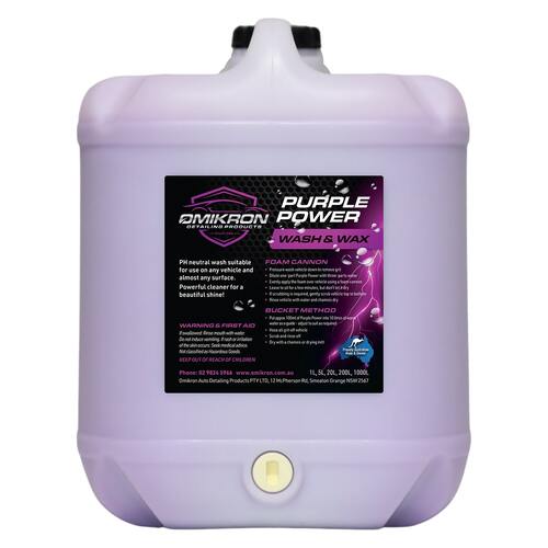 Purple Power Wash & Wax 20L