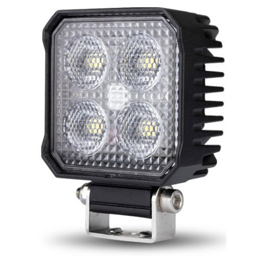 LED Work Light Square Compact Flood Beam 10-30V 4 x 6W Osram LED's TMT <25W <2200lm IP67 95x41x71mm Roadvision