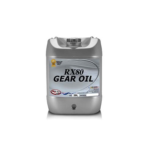 RX80 GEAR OIL 20LT GL4 LIGH TO MEDIUM GEAR AND TRANSMISSION OIL
