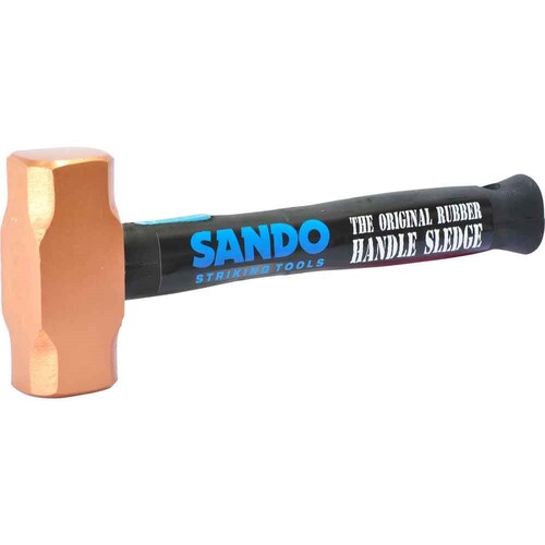 Sando Copper Face Sledge Hammer 4lb with Unbreakable Handle 1.8Kg