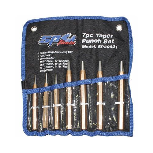 Taper Punch Set 7Pc