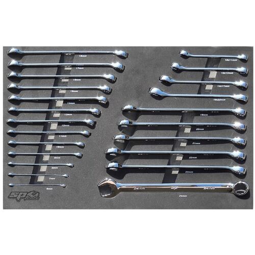 Foam Tray - Metric Only - 23Pc - Spanners Included