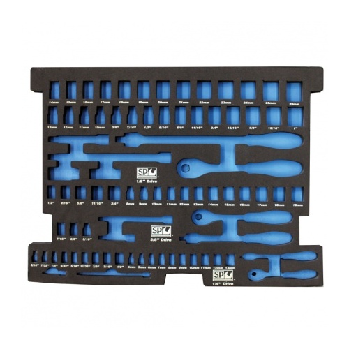 Eva Foam Tool Storage (81Pc Metric/Sae) - Sockets