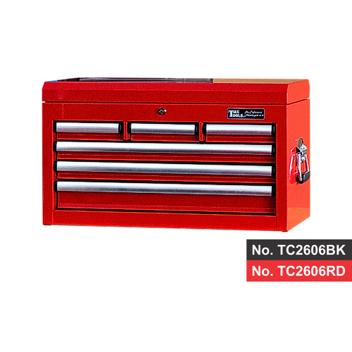 No.TC2606RD - 26" 6 Drawer Top Chest