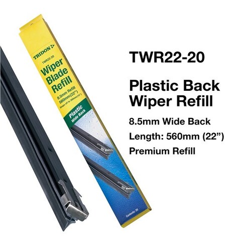 Wiper Refill Plastic - Wide Back 20 Pack Tridon