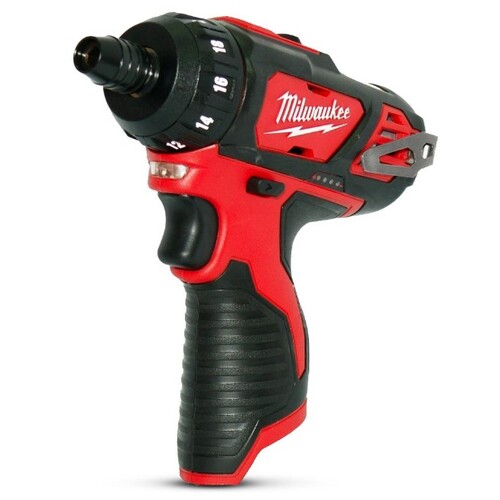 Milwaukee M12BD-0 12V Li-Ion Cordless Compact 1/4" Hex Drill Driver - Skin Only
