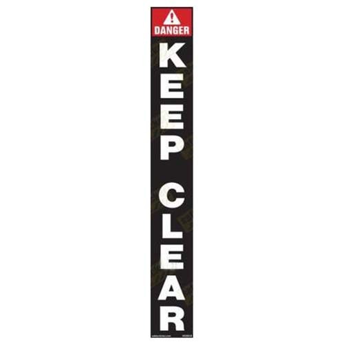 Keep Clear Vertical Sticker