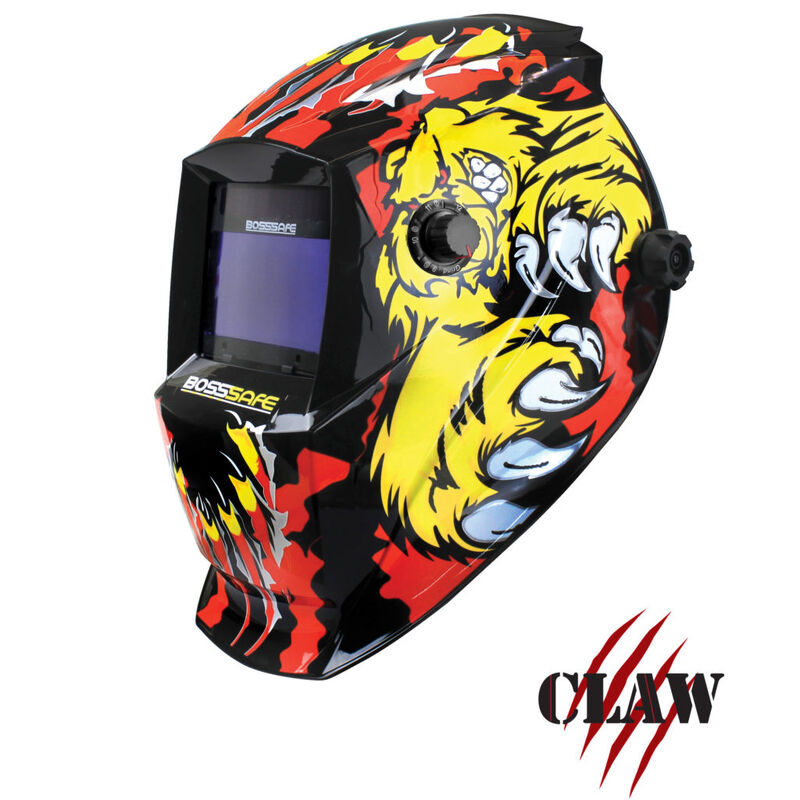 BossSafe Claw Trade Electronic Welding Helmet