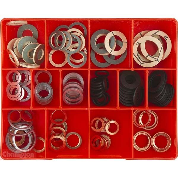 Drain Plug Washer Assortment Kit 132 Pieces