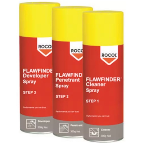 Rocol - Cleaner Spray - Flawfinder - Crack Detection Kit - 3 Part - 00977405