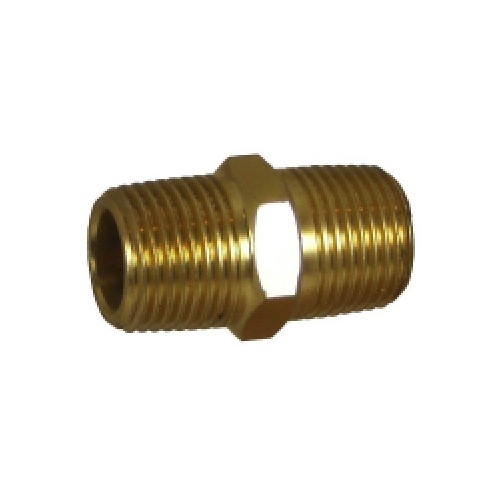 Brass Fitting No 27 1/8 Hex Nipple