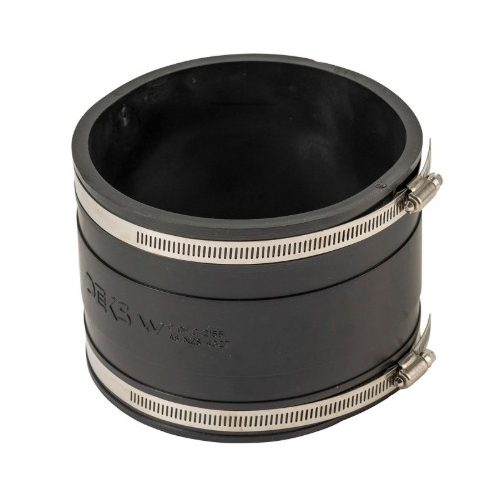 DEKS 150mm PVC To PVC Coupling Black Joiner - 0136004