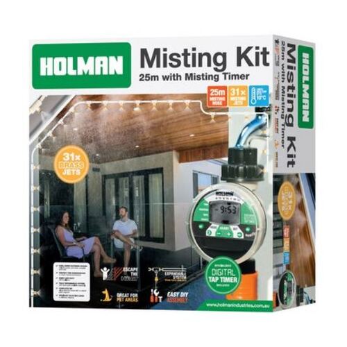 Holman 25m Misting Kit With Tap Timer