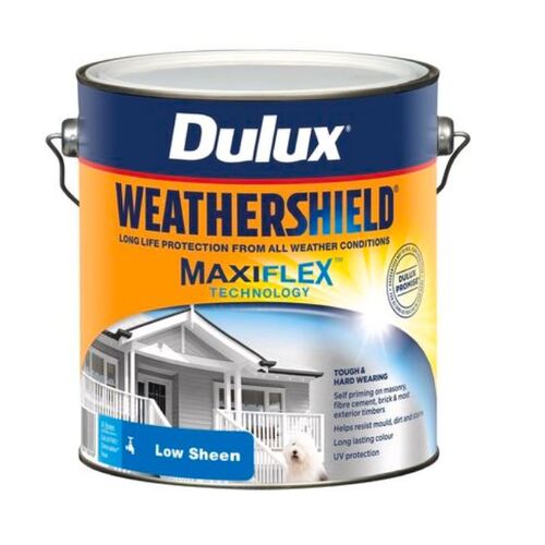 Dulux 4L Blue Low Sheen Weathershield Exterior Paint
