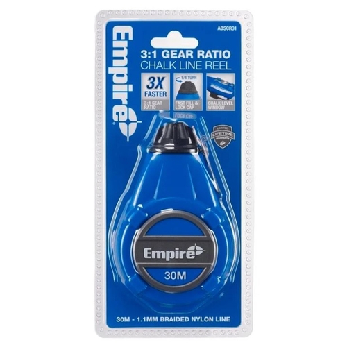 Empire 3:1 Gear Ratio ABS Chalk Reel