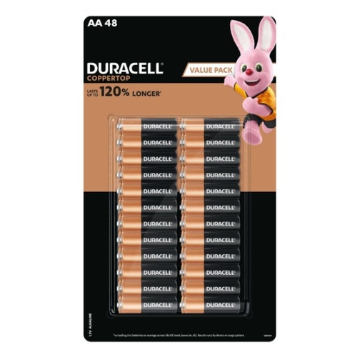 Duracell Coppertop AA Batteries - 48 Pack - 0178393