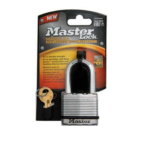 Master Lock 51mm Magnum with 38mm Long Shackle Padlock