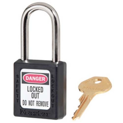 Black Key A Like Isolation Locks  0410BLK Key A Like